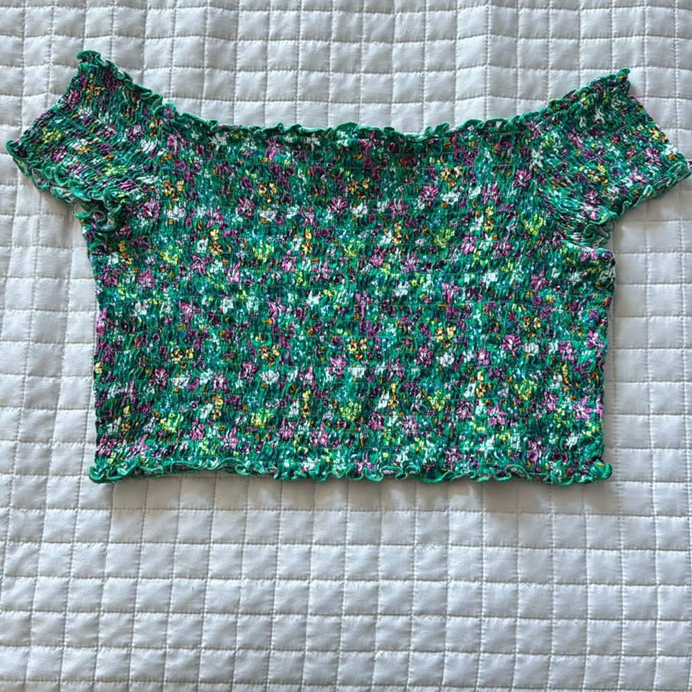H&M off the shoulder crop top